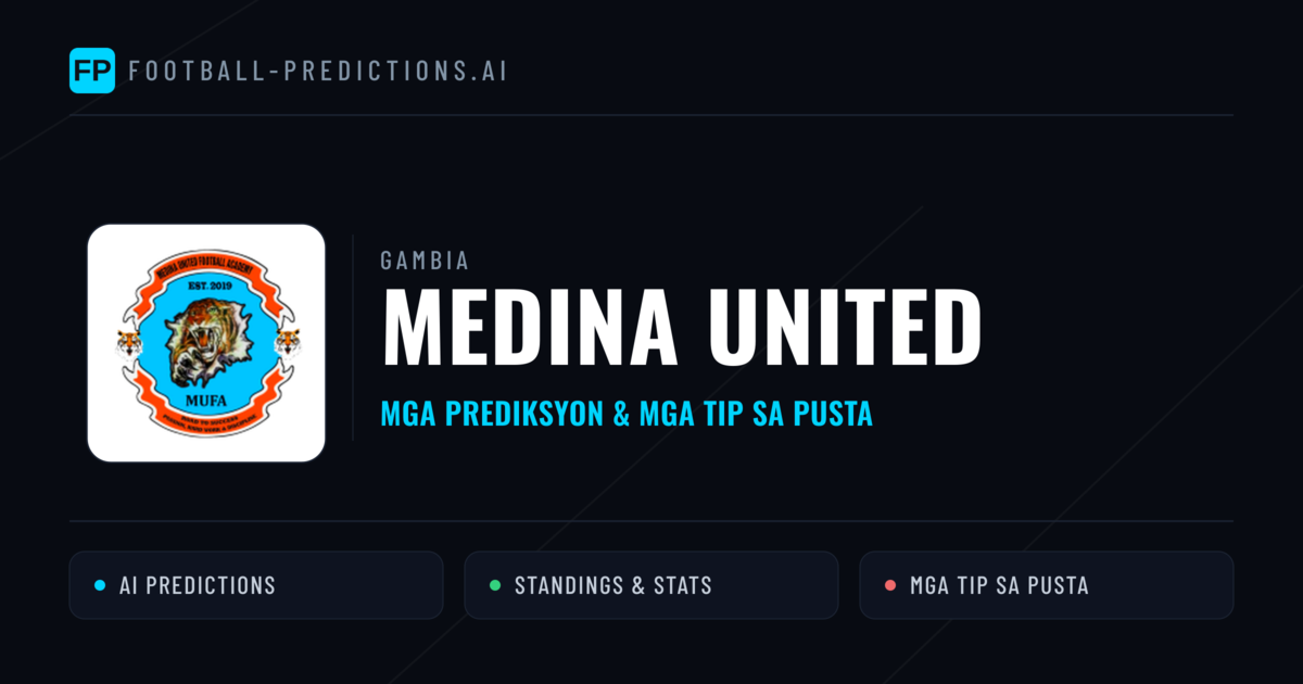 Medina United Predictions & Stats