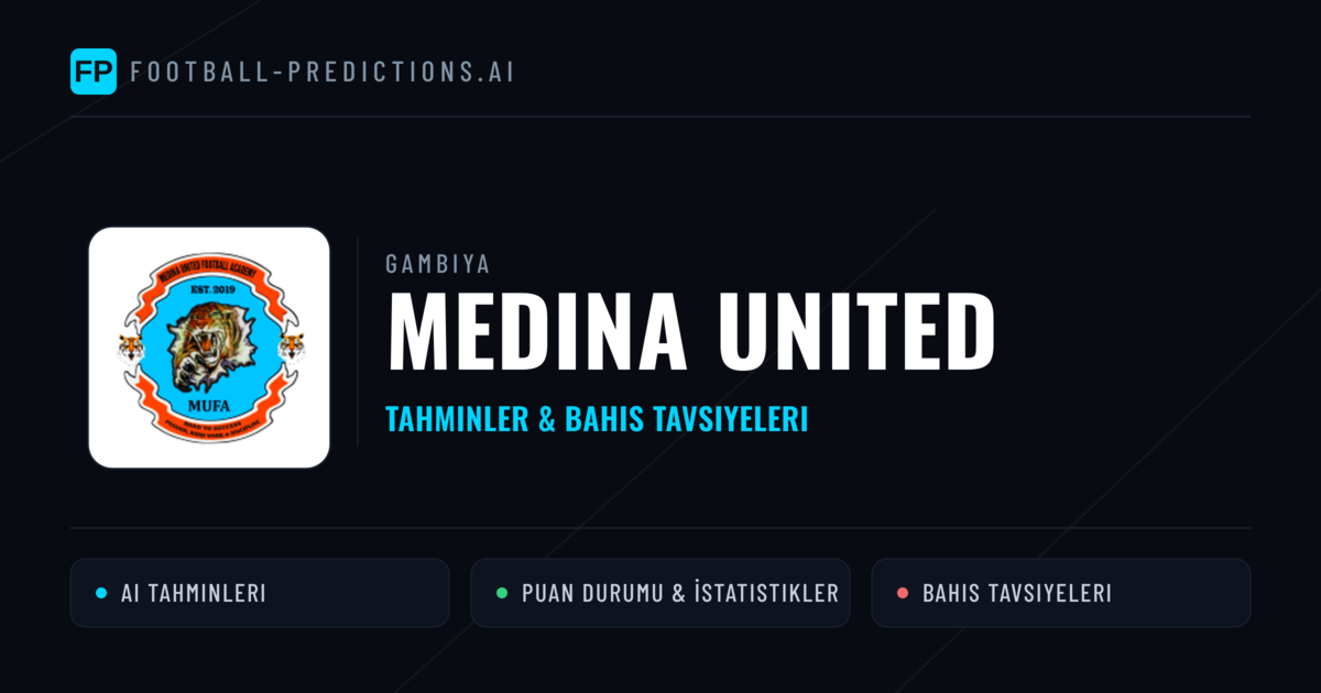 Medina United Tahminleri & İstatistikler