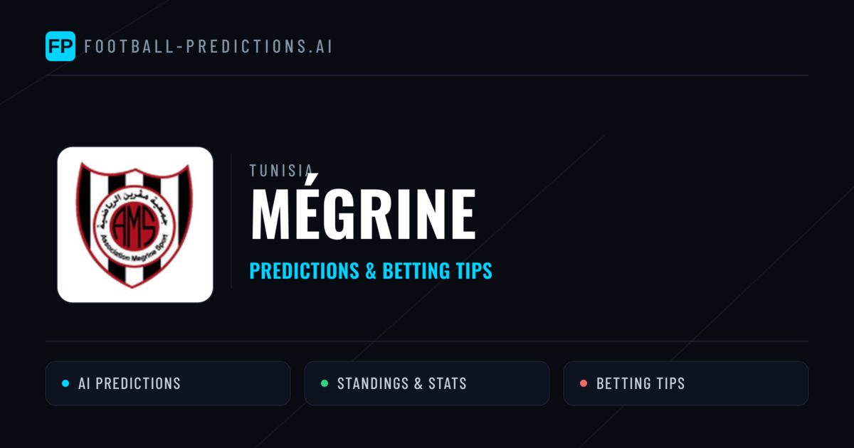 Mégrine Predictions & Stats