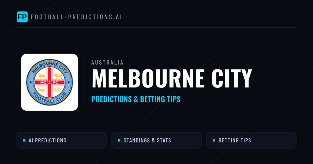 Melbourne City Predictions & Stats
