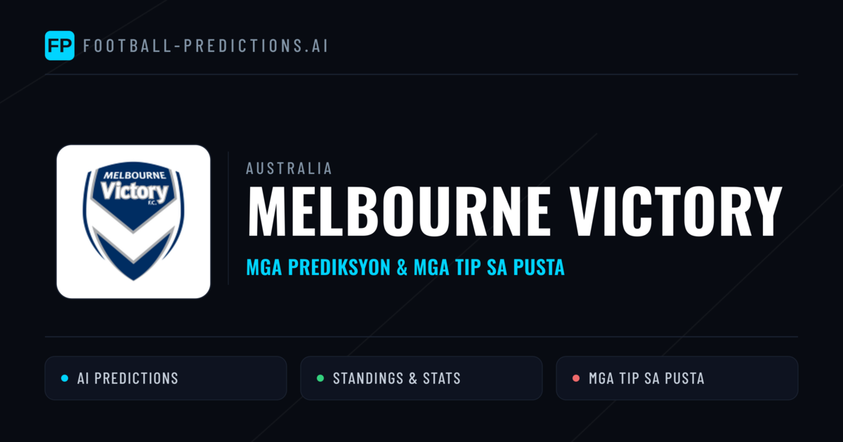 Melbourne Victory Predictions & Stats