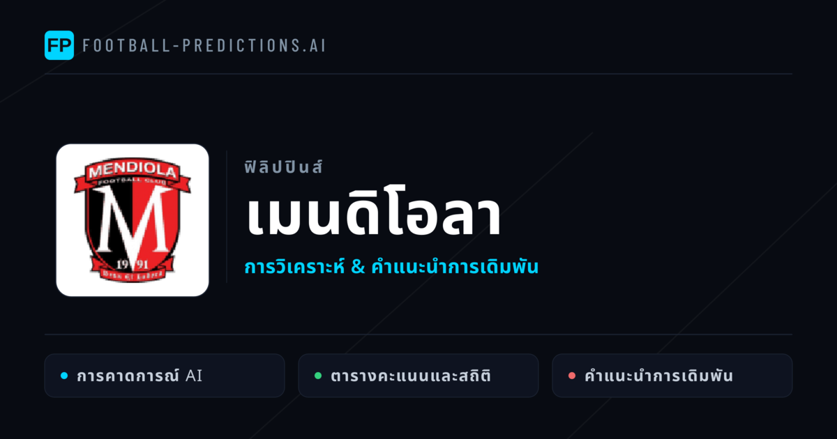 เมนดิโอลา การวิเคราะห์และสถิติ