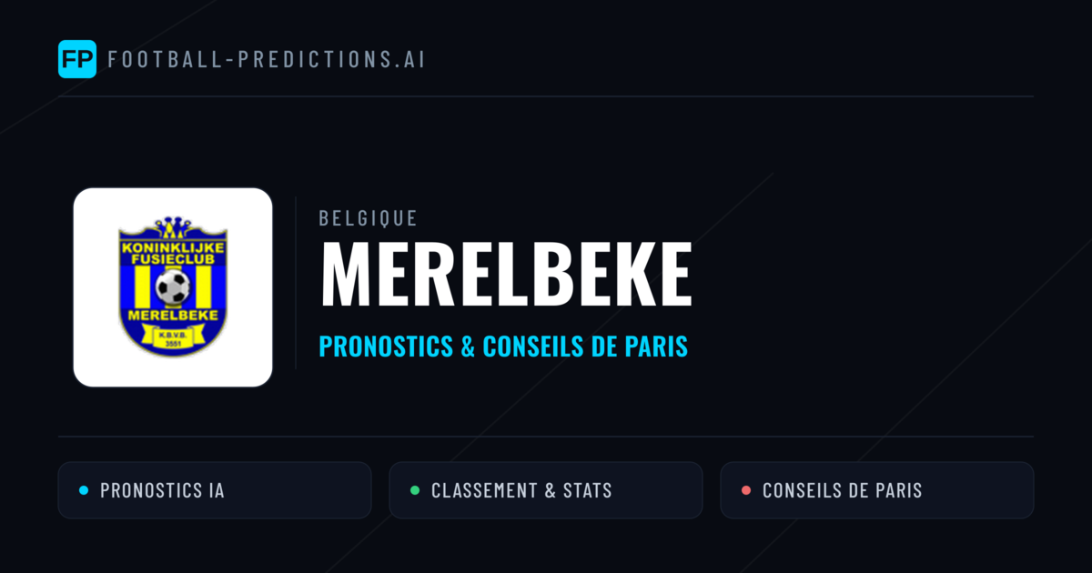 Merelbeke Pronostics & Statistiques