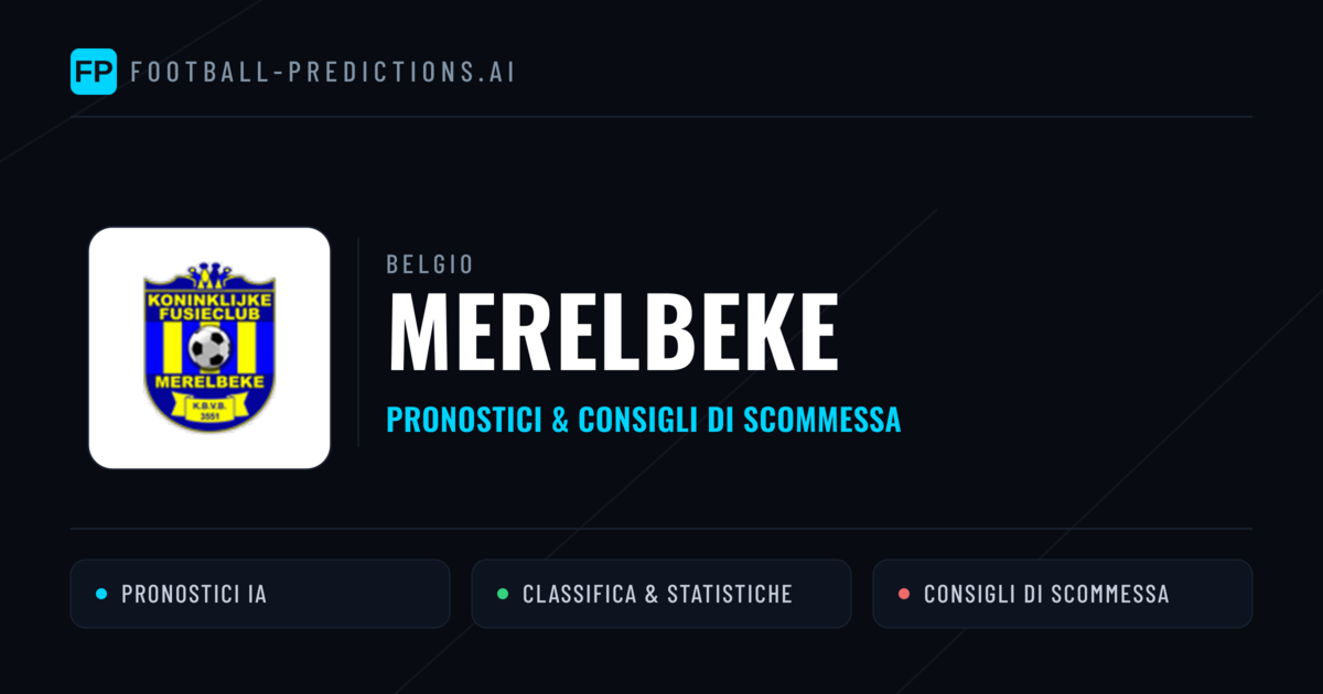 Pronostici e Statistiche Merelbeke