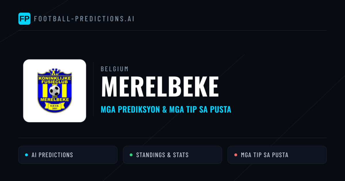 Merelbeke Predictions & Stats