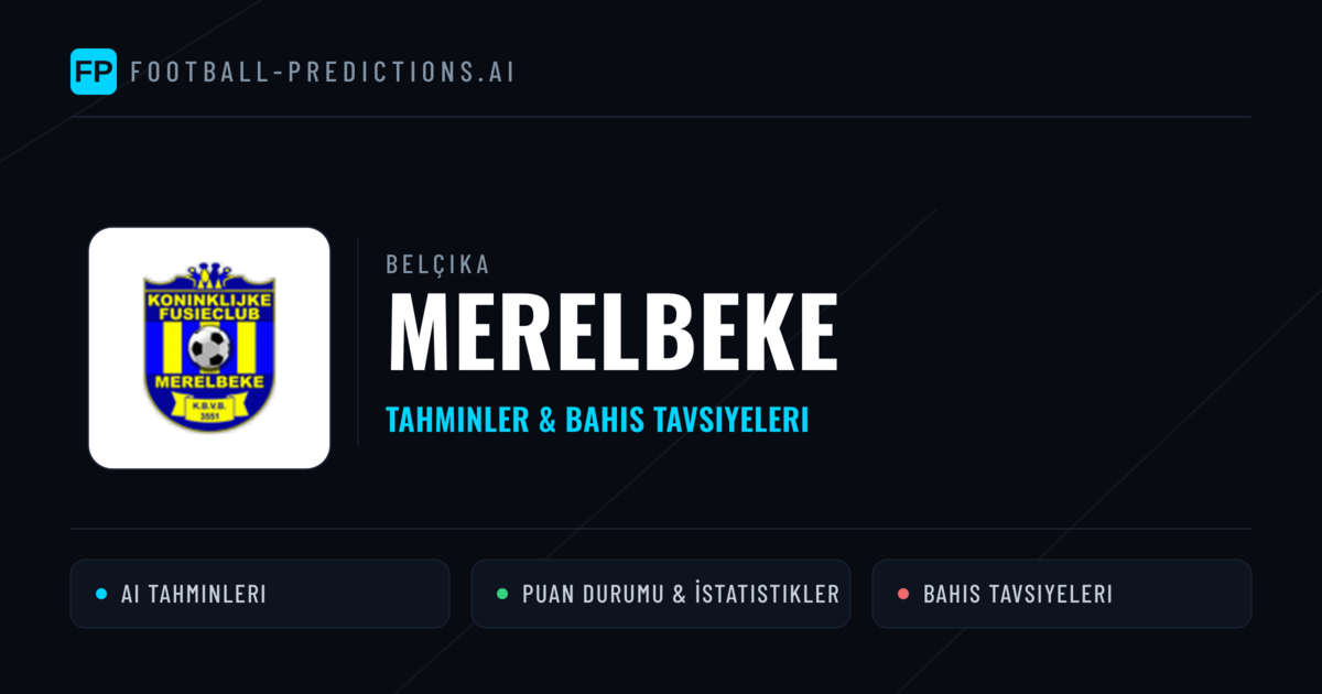 Merelbeke Tahminleri & İstatistikler