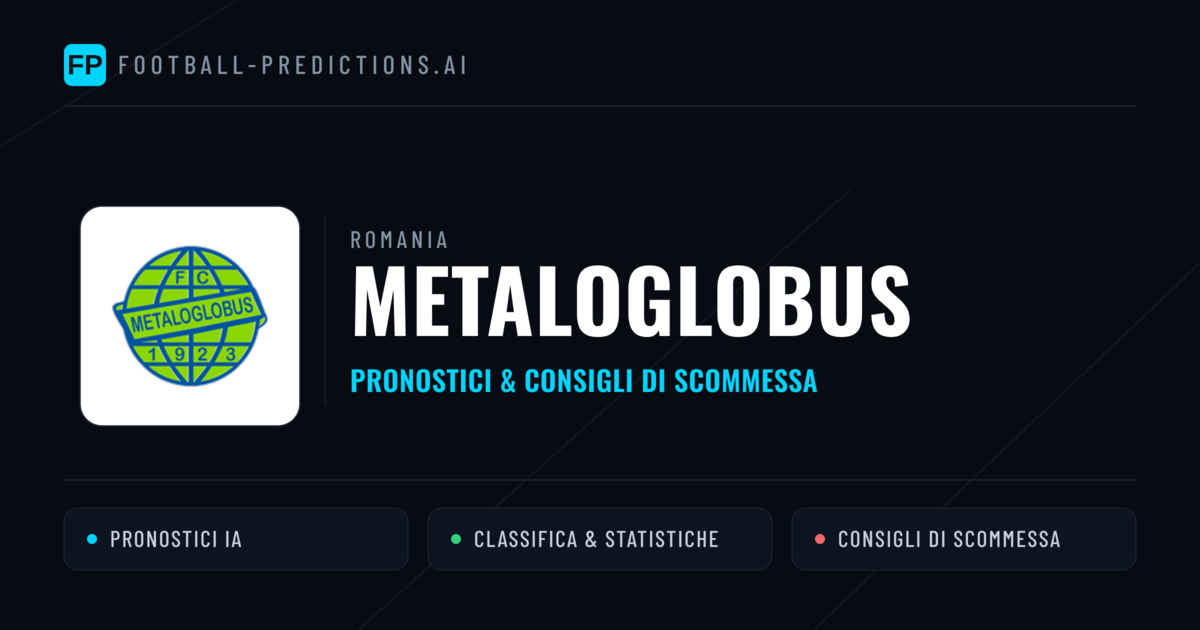 Pronostici e Statistiche Metaloglobus