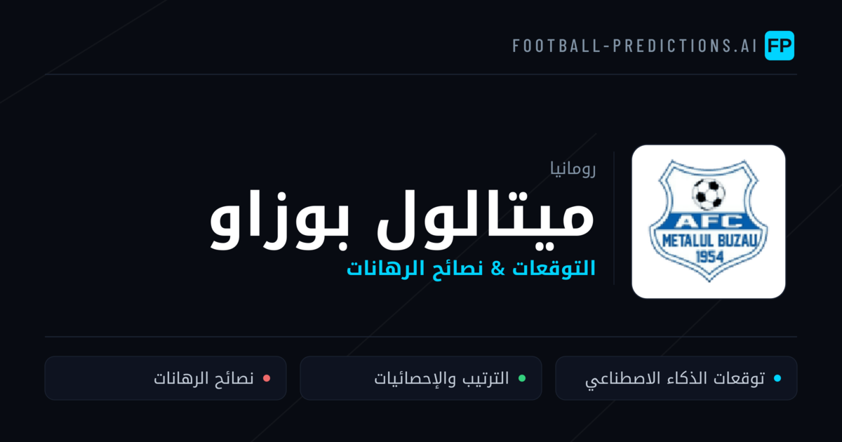 ميتالول بوزاو توقعات واحصائيات