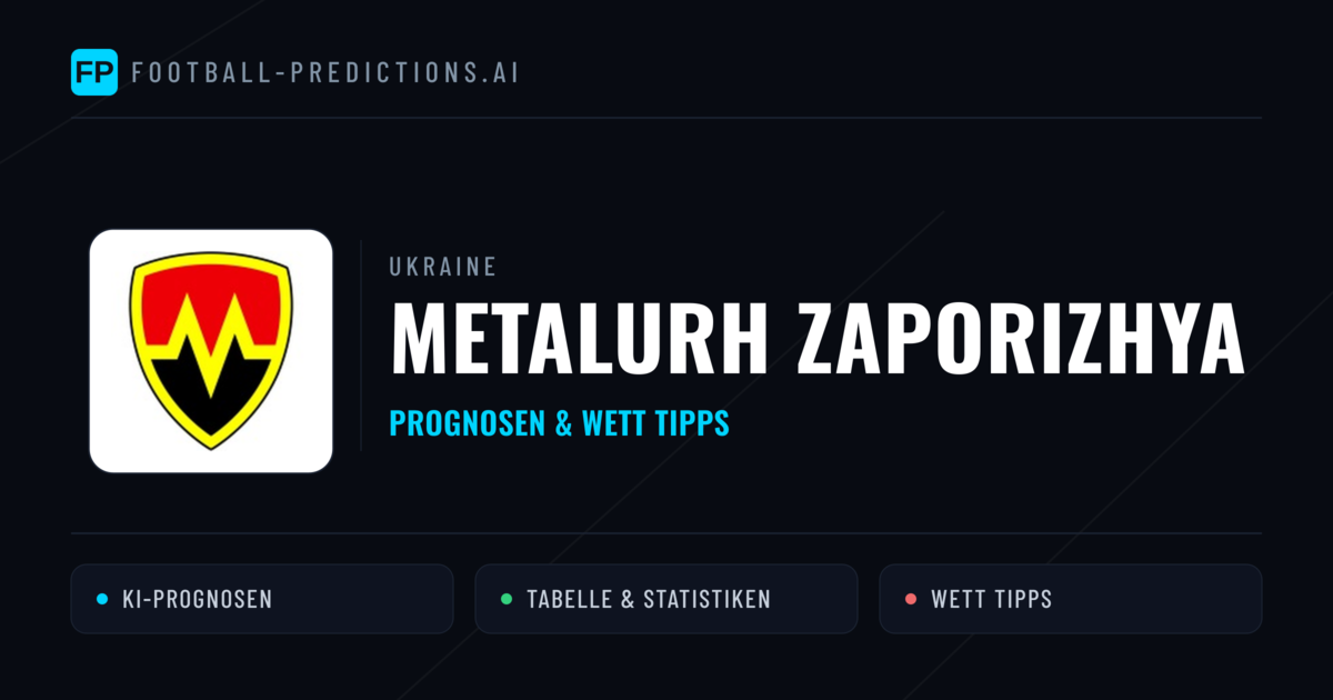 Metalurh Zaporizhya Prognosen & Statistiken