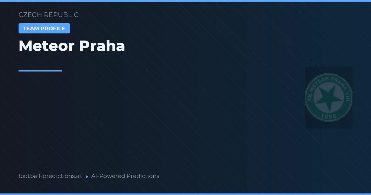 Meteor Prague Pronostics & Statistiques