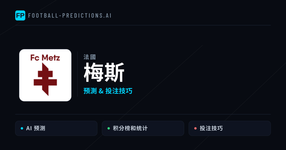 梅斯 運彩分析｜足球預測與數據