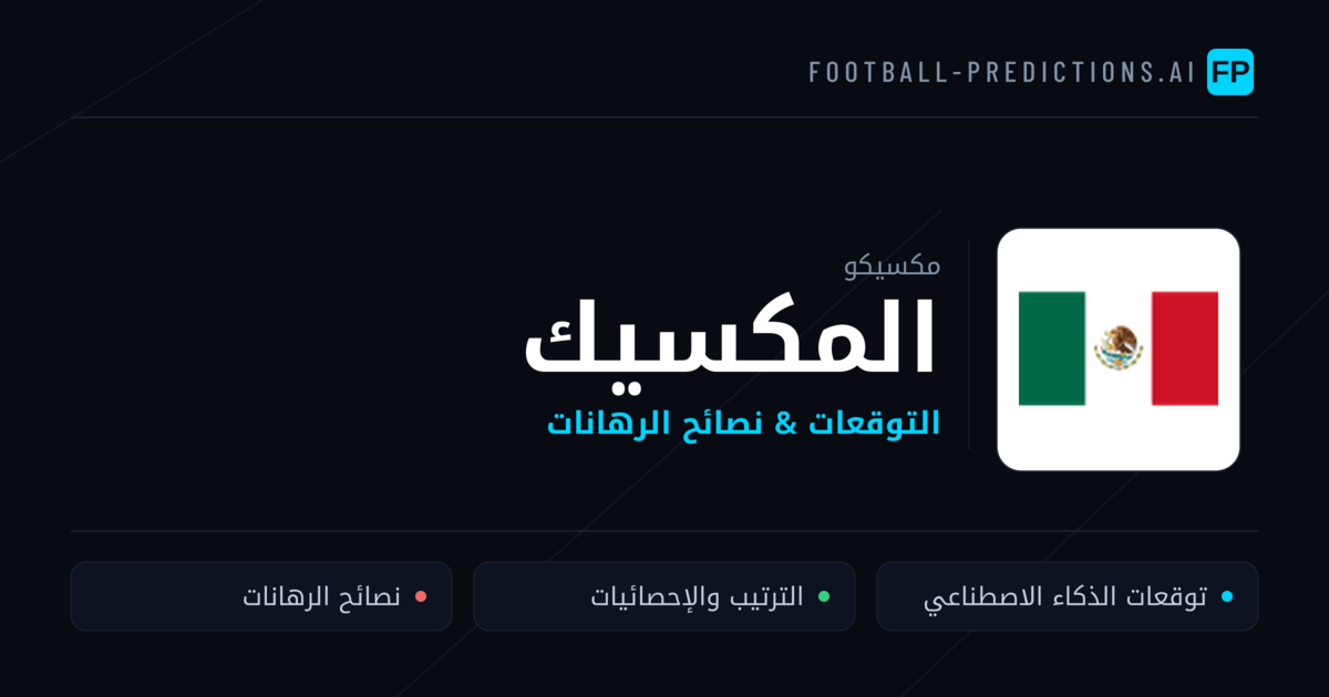 المكسيك توقعات واحصائيات