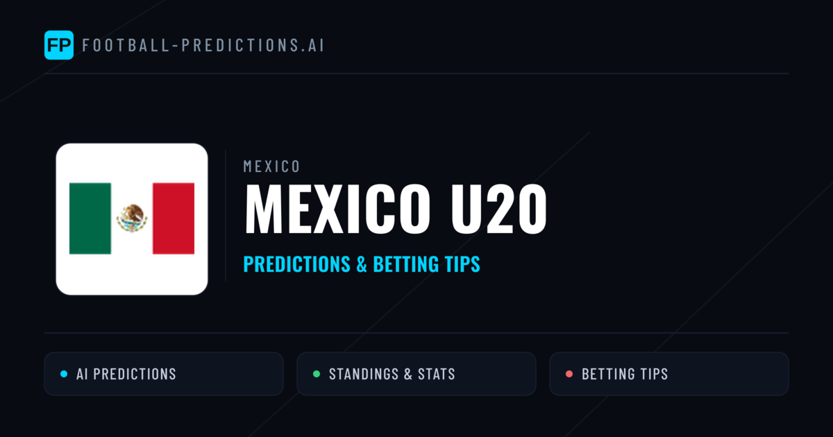 Mexico U20 Predictions & Stats