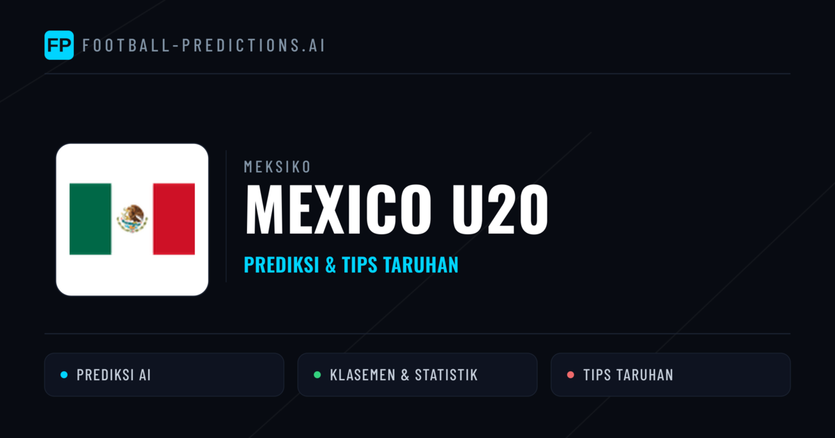 Mexico U20 Prediksi & Statistik Piala Dunia