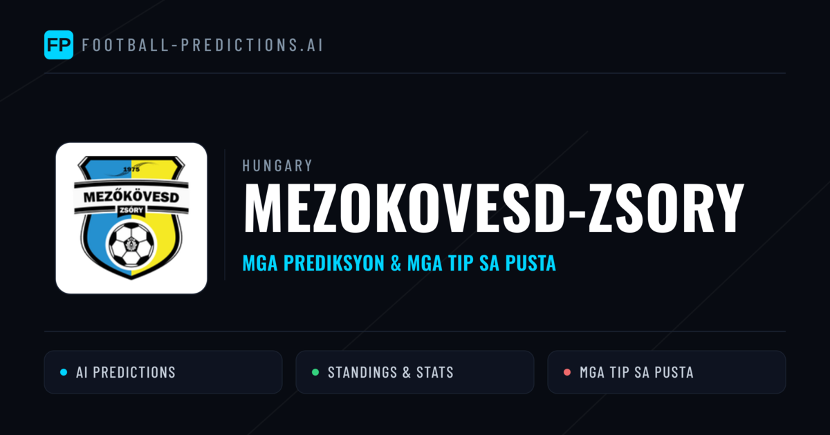 Mezokovesd-Zsory Predictions & Stats