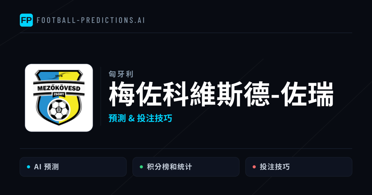 梅佐科維斯德-佐瑞 運彩分析|足球預測與數據