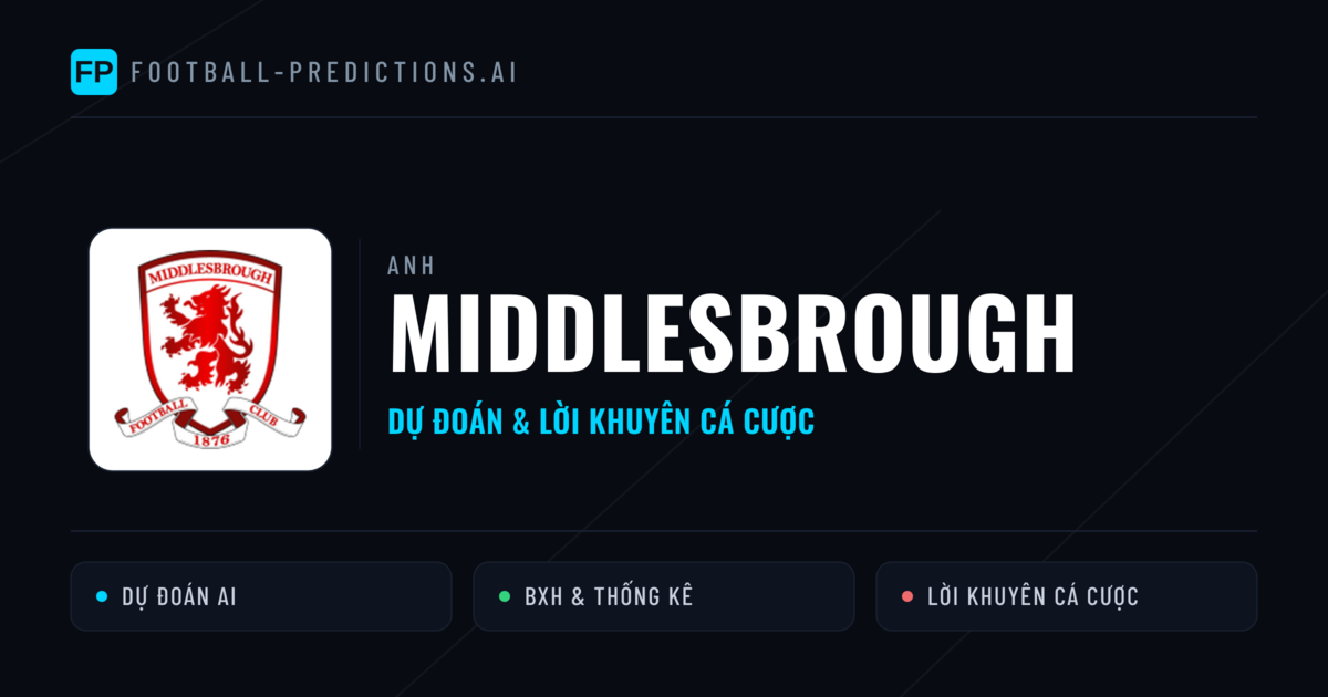 Middlesbrough Dự đoán & Thống kê
