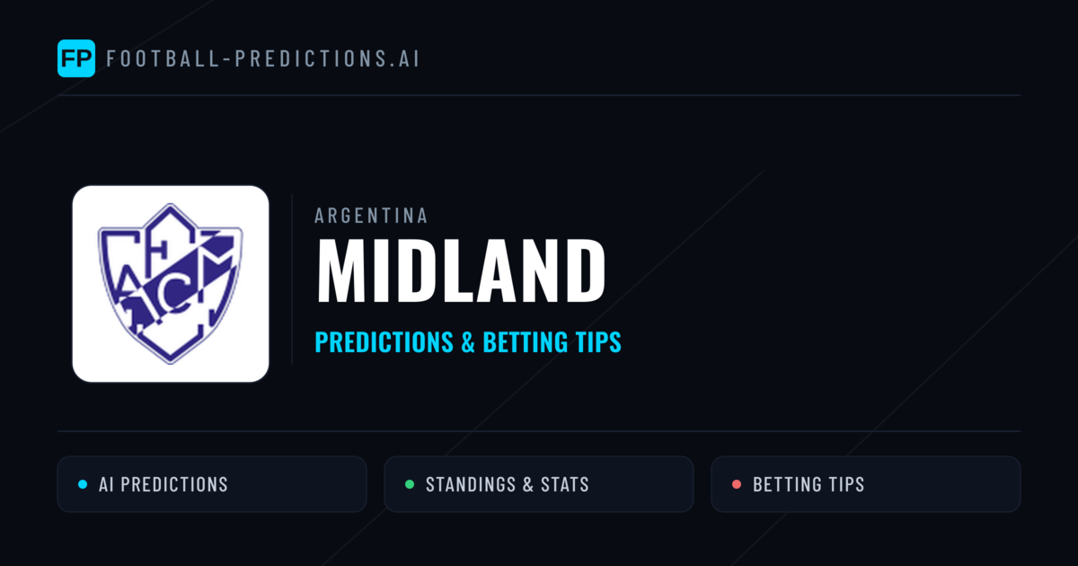 Midland Predictions & Stats
