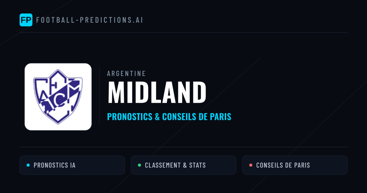 Midland Pronostics & Statistiques