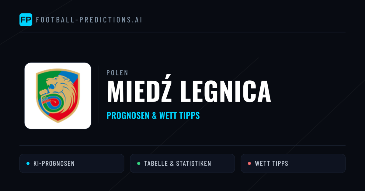 Miedź Legnica Prognosen & Statistiken