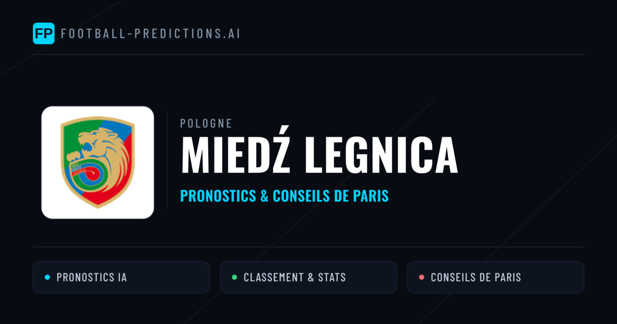 Miedź Legnica Pronostics & Statistiques