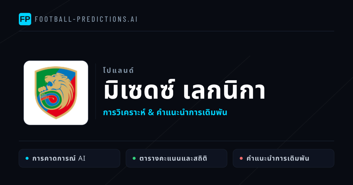 มิเซดซ์ เลกนิกา การวิเคราะห์และสถิติ