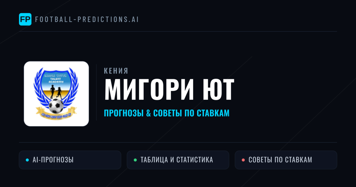 Мигори Ют прогнозы и статистика