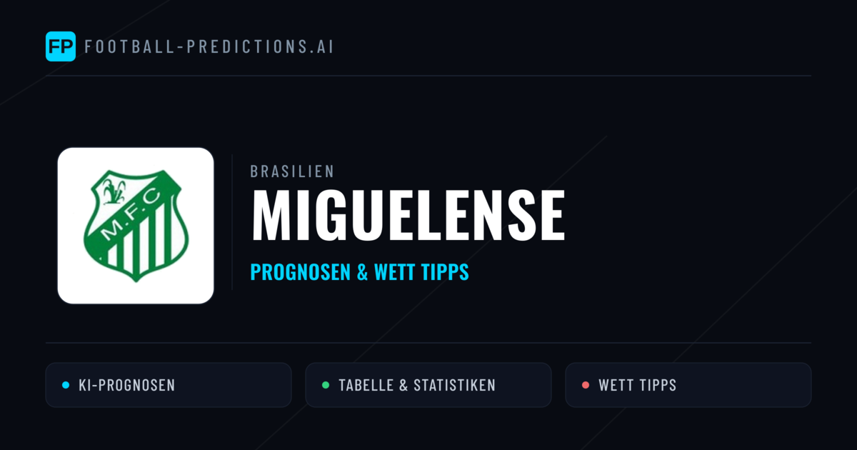 Miguelense Prognosen & Statistiken