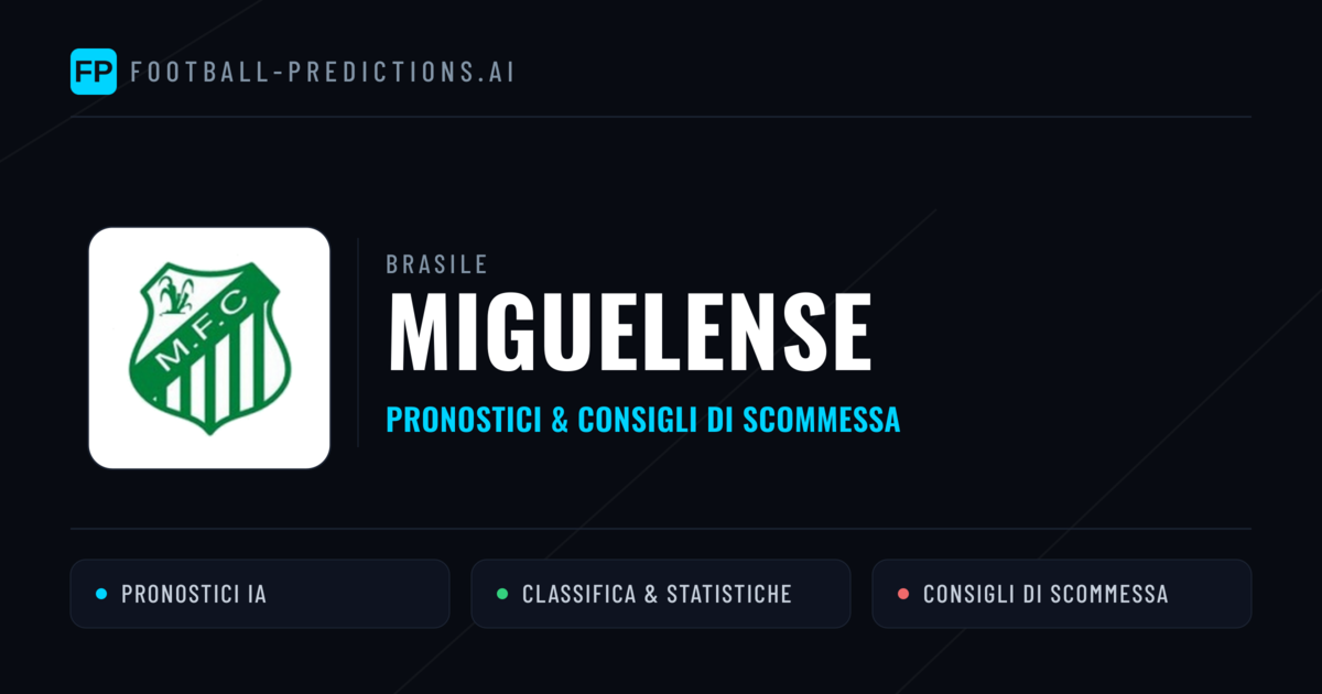 Pronostici e Statistiche Miguelense