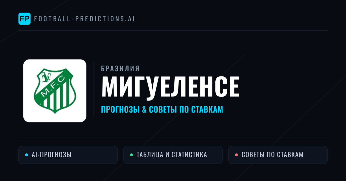 Мигуеленсе прогнозы и статистика