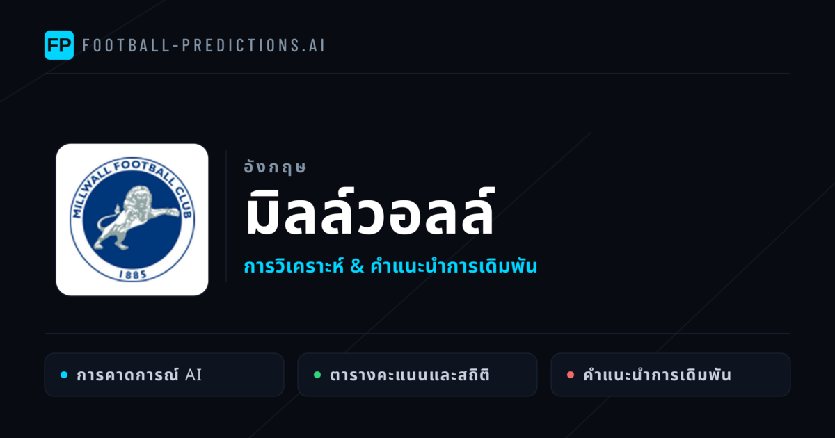 มิลล์วอลล์ การวิเคราะห์และสถิติ