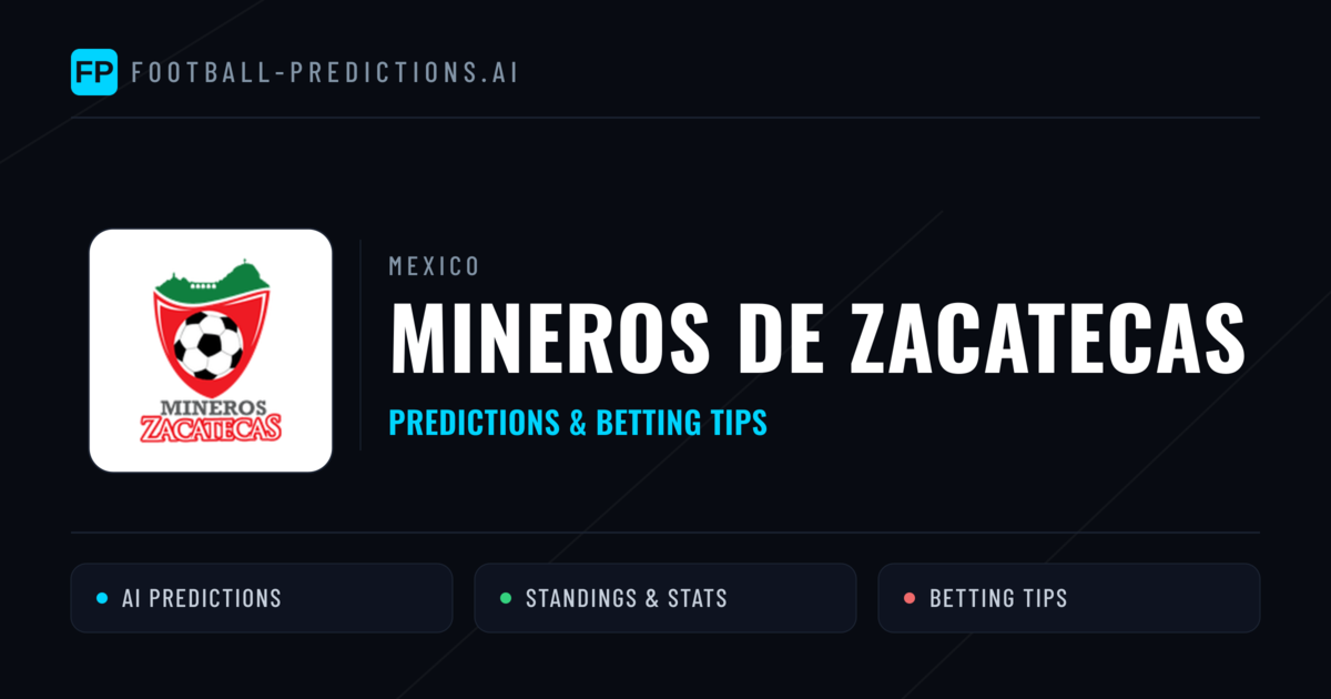 Mineros de Zacatecas Predictions & Stats
