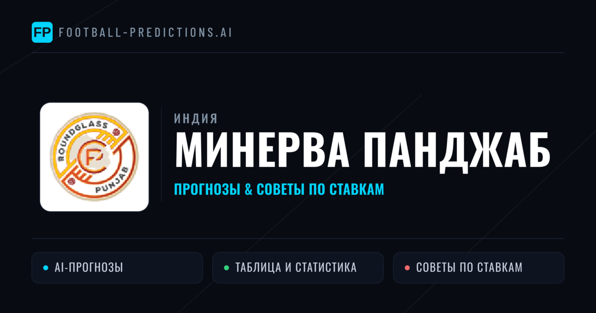Минерва Панджаб прогнозы и статистика