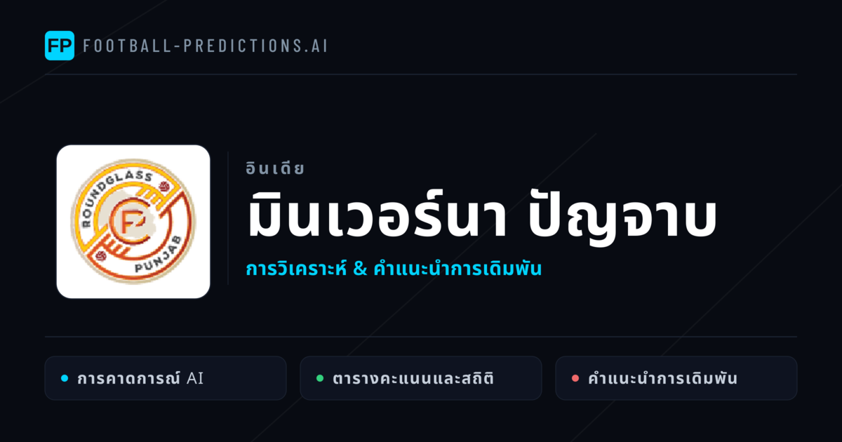 มินเวอร์นา ปัญจาบ การวิเคราะห์และสถิติ