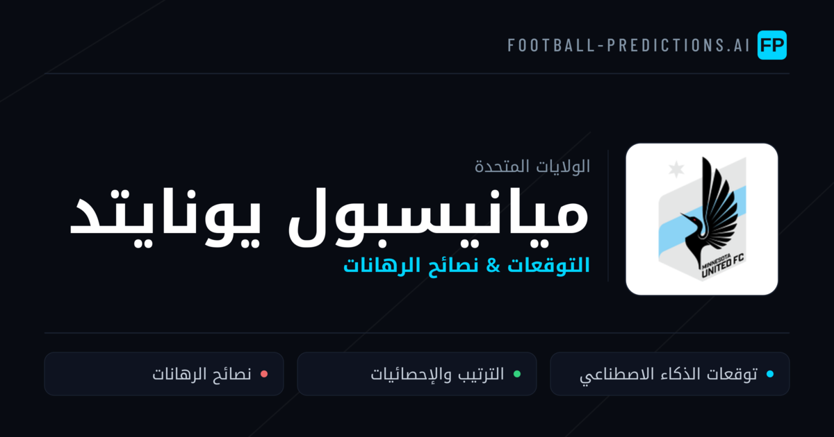 ميانيسبول يونايتد توقعات واحصائيات