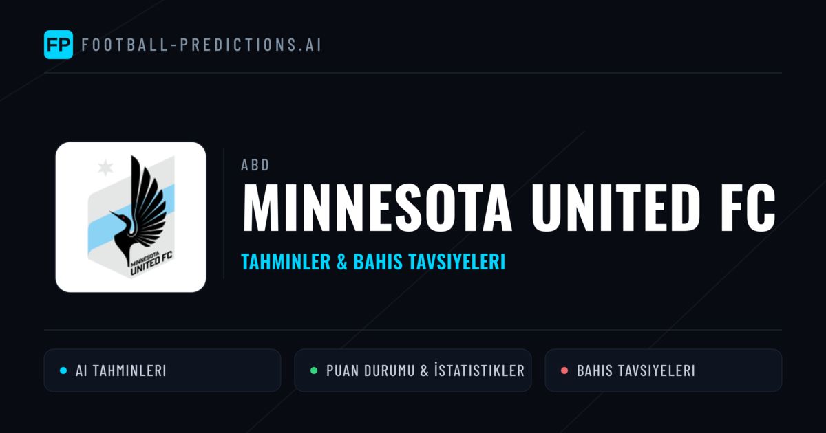 Minnesota United FC Tahminleri & İstatistikler