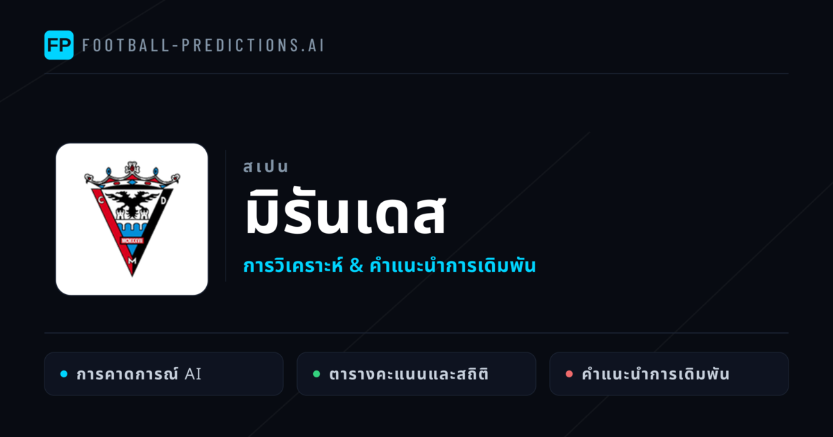 มิรันเดส การวิเคราะห์และสถิติ