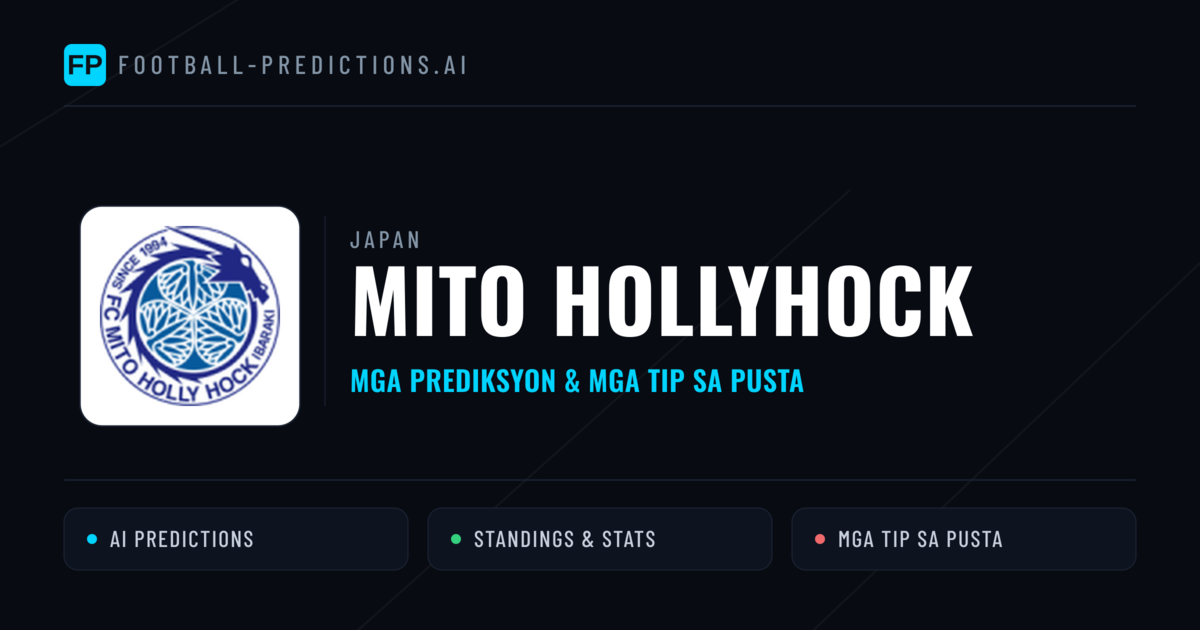 Mito HollyHock Predictions & Stats