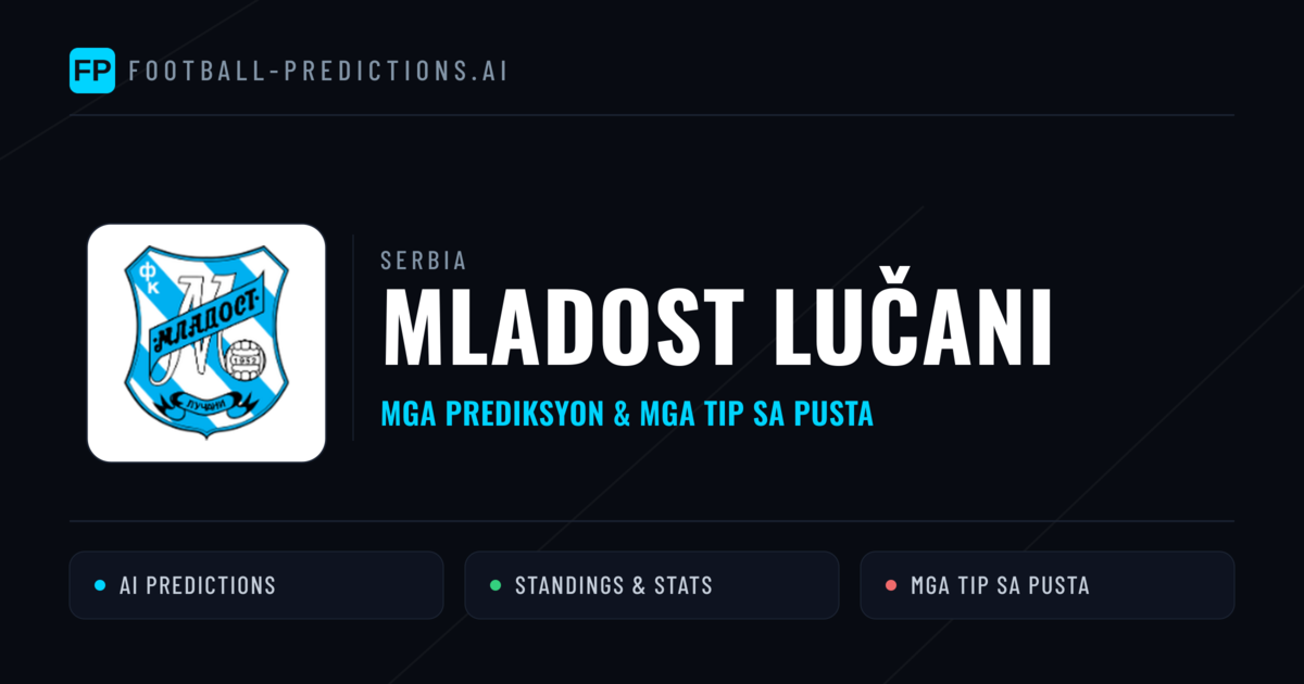 Mladost Lučani Predictions & Stats