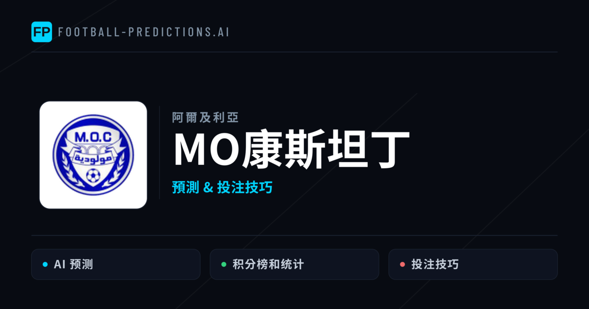 MO康斯坦丁 運彩分析|足球預測與數據
