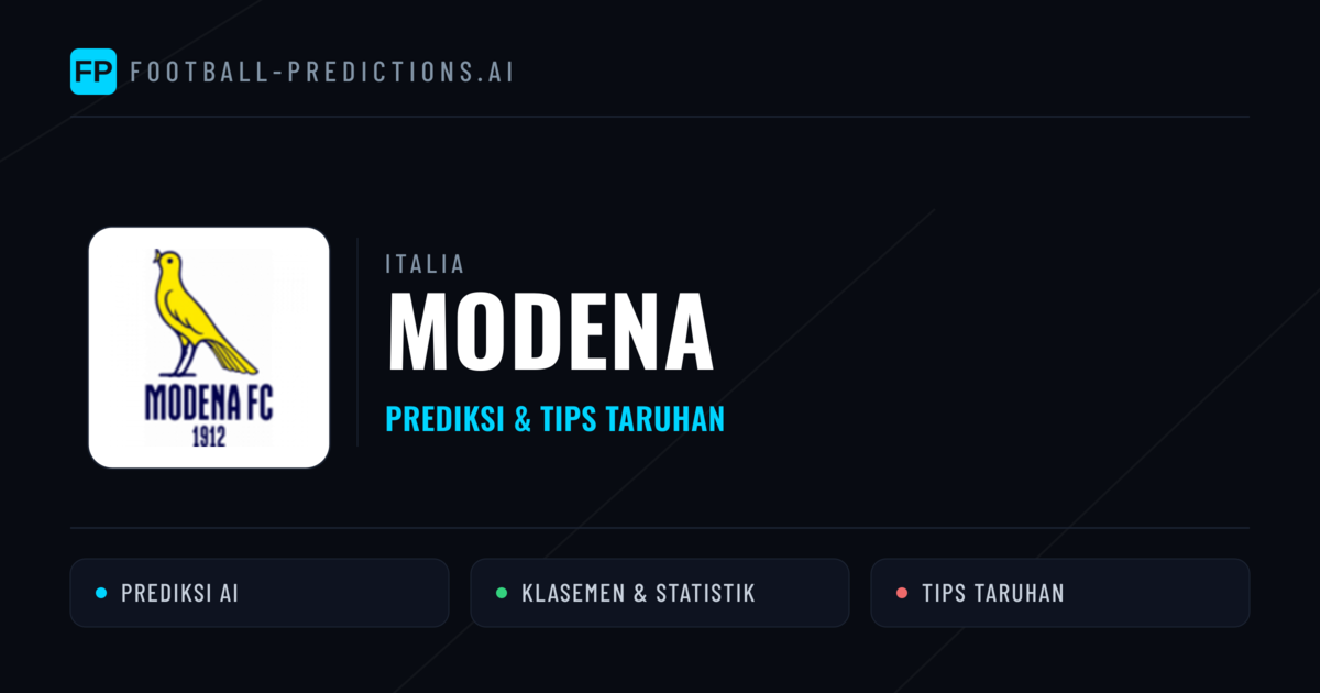 Modena Prediksi & Statistik Piala Dunia