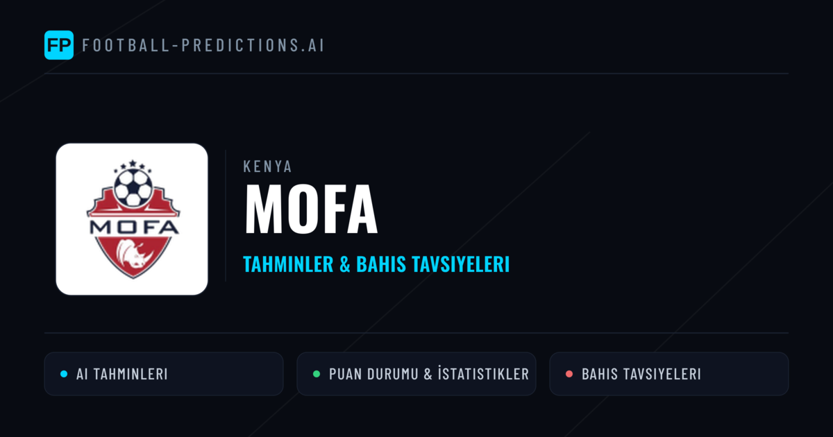 MOFA Tahminleri & İstatistikler