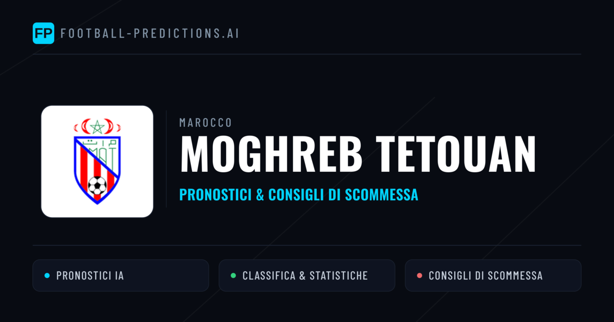 Pronostici e Statistiche Moghreb Tetouan