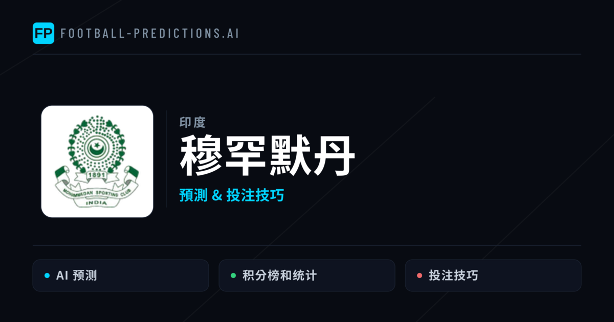 穆罕默丹 運彩分析|足球預測與數據