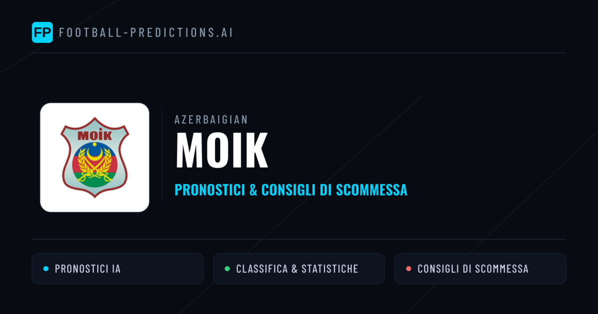 Pronostici e Statistiche MOIK