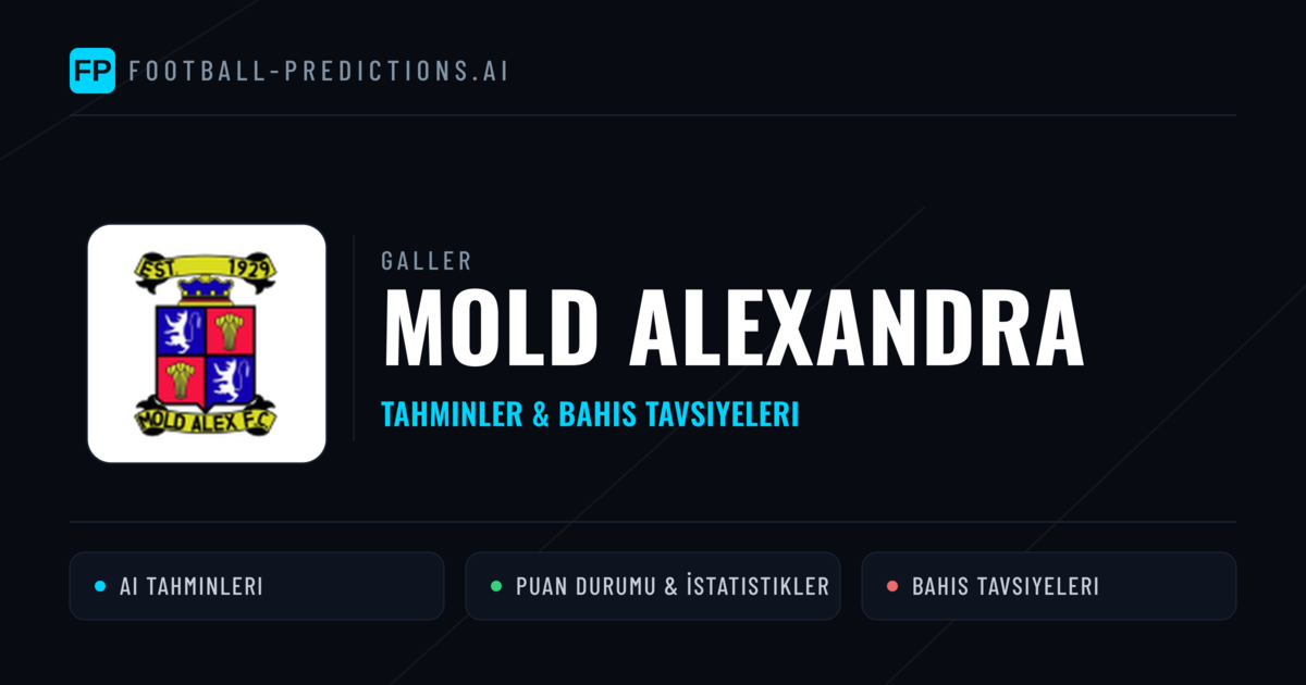 Mold Alexandra Tahminleri & İstatistikler