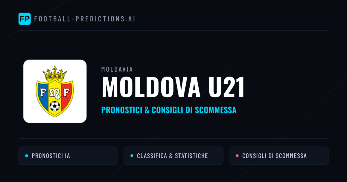 Pronostici e Statistiche Moldova U21