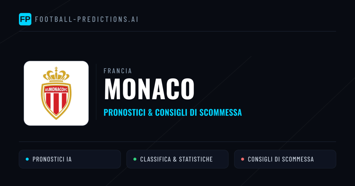 Pronostici e Statistiche Monaco