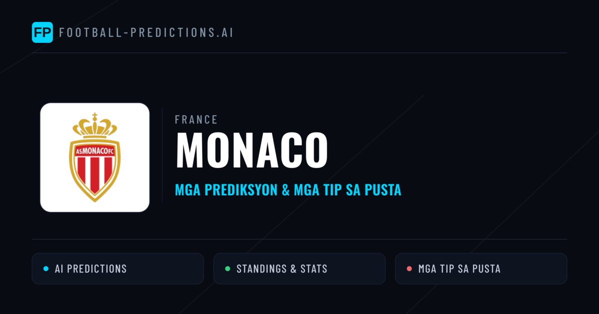 Monaco Predictions & Stats