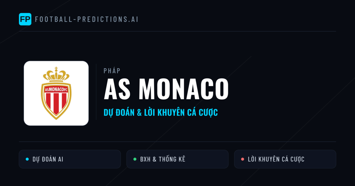 AS Monaco Dự đoán & Thống kê
